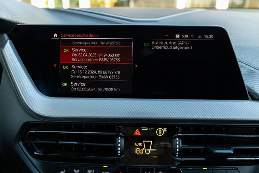 BMW 1-serie 118i High Executive M-Sport I Led I Live Cockpit Professional I Adaptive Cruise I Shadow Line I Stoelverwarming I BTW