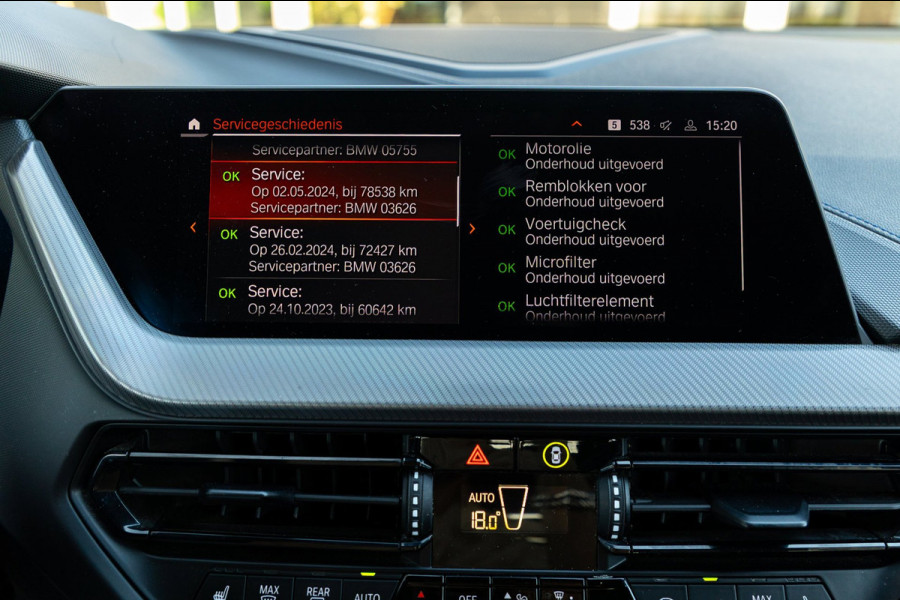 BMW 1-serie 118i High Executive M-Sport I Led I Live Cockpit Professional I Adaptive Cruise I Shadow Line I Stoelverwarming I BTW