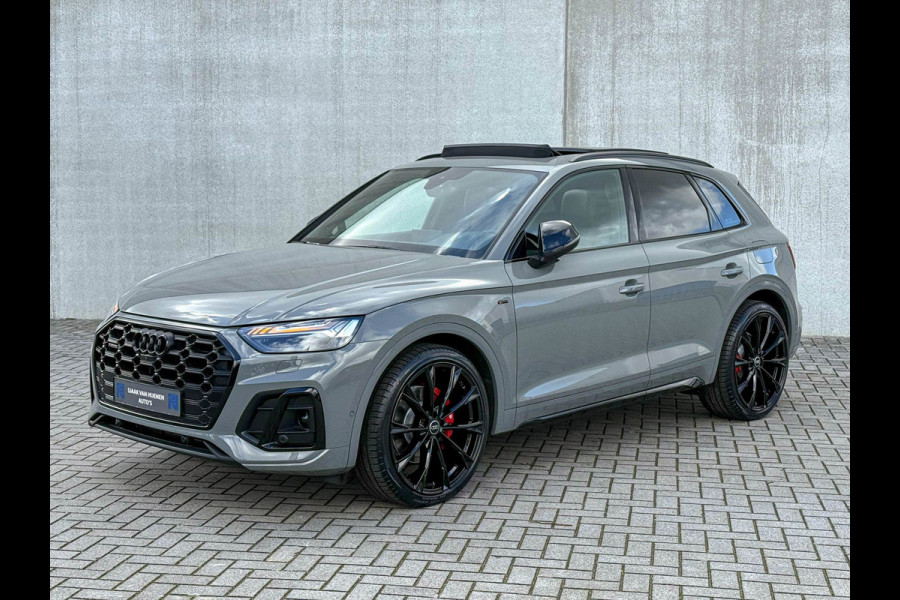 Audi Q5 55TFSI e 367PK Quattro Competition S Edition S-Line 1é Eig!|Pano|Luchtvering|S5-stoelen|HD Matrix|Carbon|Trekhaak|Ambiance