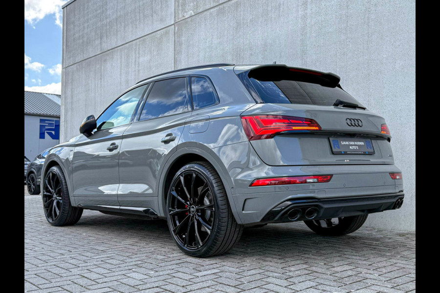 Audi Q5 55TFSI e 367PK Quattro Competition S Edition S-Line 1é Eig!|Pano|Luchtvering|S5-stoelen|HD Matrix|Carbon|Trekhaak|Ambiance