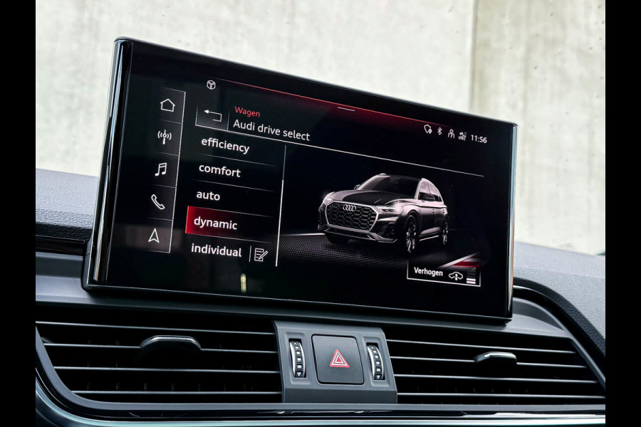 Audi Q5 55TFSI e 367PK Quattro Competition S Edition S-Line 1é Eig!|Pano|Luchtvering|S5-stoelen|HD Matrix|Carbon|Trekhaak|Ambiance