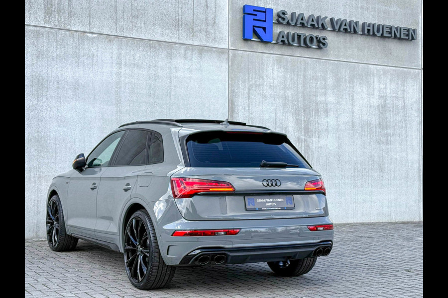 Audi Q5 55TFSI e 367PK Quattro Competition S Edition S-Line 1é Eig!|Pano|Luchtvering|S5-stoelen|HD Matrix|Carbon|Trekhaak|Ambiance