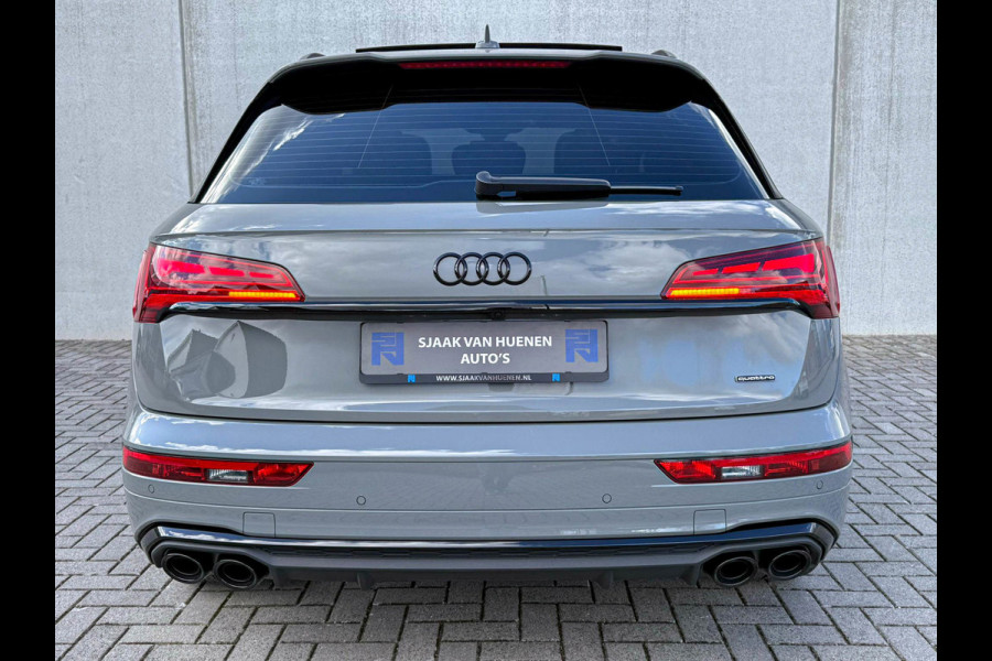 Audi Q5 55TFSI e 367PK Quattro Competition S Edition S-Line 1é Eig!|Pano|Luchtvering|S5-stoelen|HD Matrix|Carbon|Trekhaak|Ambiance