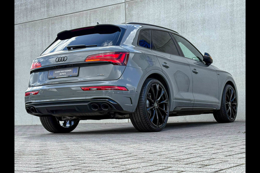 Audi Q5 55TFSI e 367PK Quattro Competition S Edition S-Line 1é Eig!|Pano|Luchtvering|S5-stoelen|HD Matrix|Carbon|Trekhaak|Ambiance