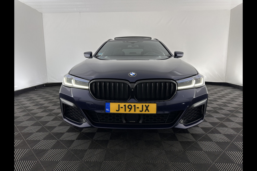 BMW 5 Serie Touring 530d M-Sportpack High Executive Edition (INCL-BTW) Aut. *PANO | LASERLIGHT | LEATHER | TOPVIEW | HARMAN/KARDON |  ADAPTIVE-CRUISE | BLINDSPOT | HEATED-COMFORTSEATS | KEYLESS | DAB | DIGI-COCKPIT | PRIVACY-GLASS | SHIFTPADDLES | ...