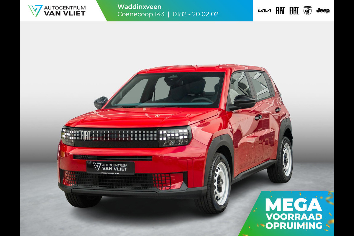 Fiat Grande Panda Red 11 kW 44 kWh | Uit voorraad leverbaar | Airco | Cruise | Apple Carplay | 16" | PDC | Private Lease € 365,-*