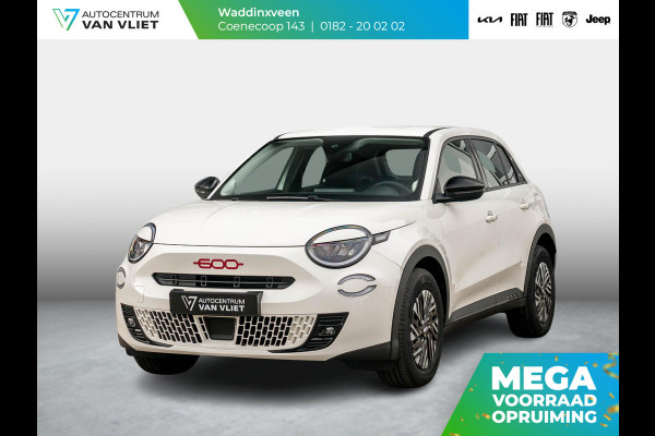 Fiat 600E RED 54 kWh | Uit voorraad leverbaar | 17% Bijtelling | Mega scherpe Prijs | Gratis Wallbox
