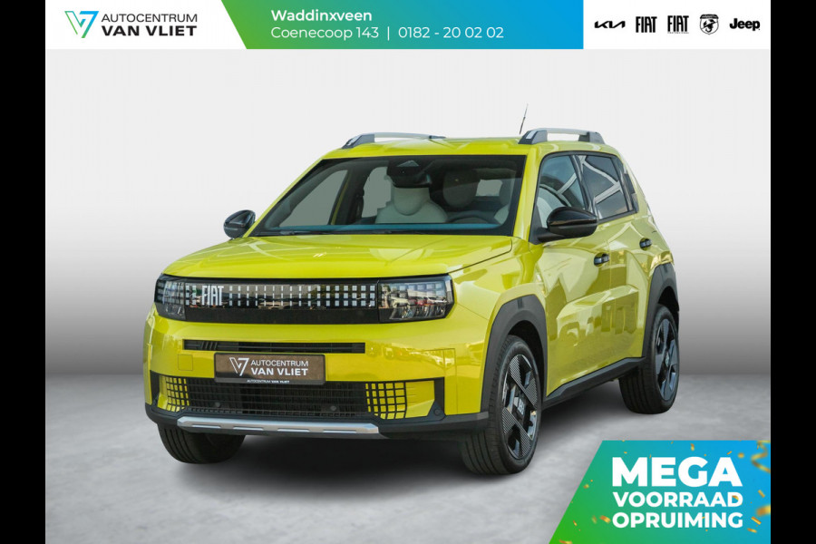 Fiat Grande Panda La Prima 11 kW 44 kWh | Uit voorraad leverbaar | Clima | Cruise | Camera | Apple Carplay | 17" | Navi | Winter Pack