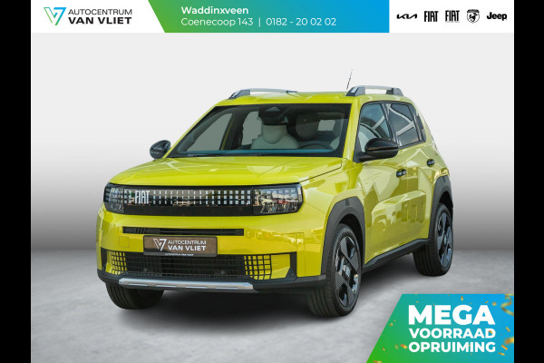 Fiat Grande Panda La Prima 11 kW 44 kWh | Uit voorraad leverbaar | Clima | Cruise | Camera | Apple Carplay | 17" | Navi | Winter Pack