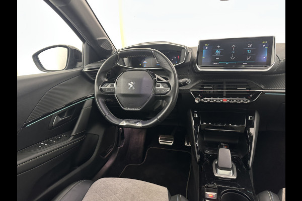 Peugeot e-208 EV GT 350 50 kWh [ 3-Fase ] *HEATPUMP | PANO | FULL-LED | DIGI-COCKPIT | BLINDSPOT | CAMERA | LEATHER-ALCANTARA | AMBIENTLIGHT | NAVI-FULLMAP | LANE-ASSIST | KEYLESS | DAB | CCS-FASTLOADER | HEATED-SPORTSEATS