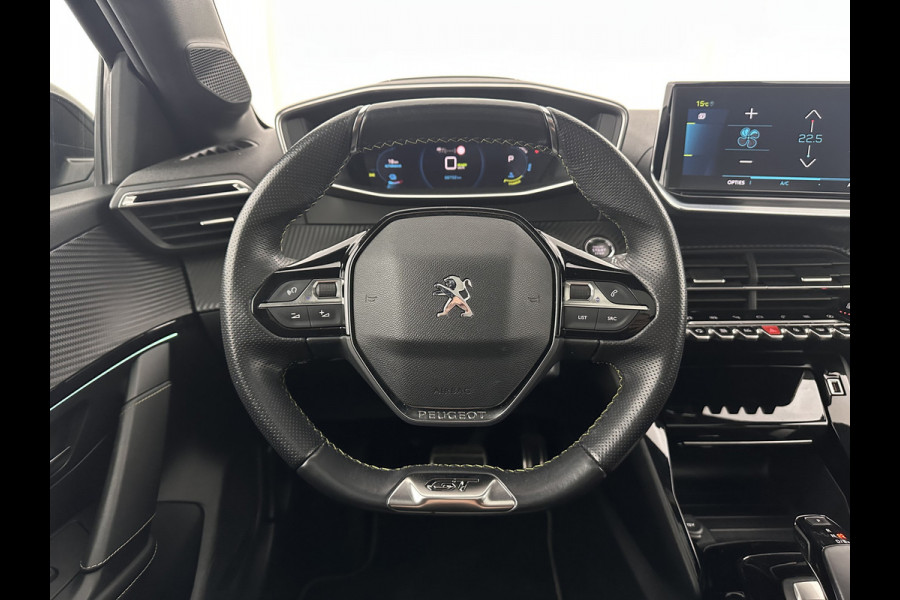 Peugeot e-208 EV GT 350 50 kWh [ 3-Fase ] *HEATPUMP | PANO | FULL-LED | DIGI-COCKPIT | BLINDSPOT | CAMERA | LEATHER-ALCANTARA | AMBIENTLIGHT | NAVI-FULLMAP | LANE-ASSIST | KEYLESS | DAB | CCS-FASTLOADER | HEATED-SPORTSEATS