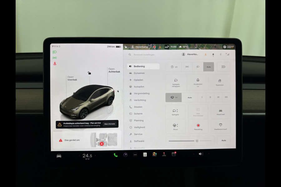Tesla Model Y RWD 58 kWh [ 3-Fase ] {SOH-91%} (INCL-BTW) Aut. *PANO | LEATHER | TOWBAR | AUTO-PILOT | NAVI-FULLMAP | MATRIX-LED | KEYLESS | CAMERA | DAB+ | HEATED-COMFORTSEATS | PRIVACYGLASS | TOPVIEW | 19''ALU*