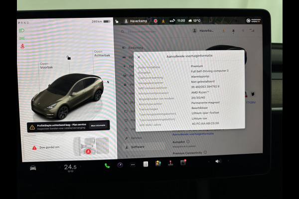 Tesla Model Y RWD 58 kWh [ 3-Fase ] {SOH-91%} (INCL-BTW) Aut. *PANO | LEATHER | TOWBAR | AUTO-PILOT | NAVI-FULLMAP | MATRIX-LED | KEYLESS | CAMERA | DAB+ | HEATED-COMFORTSEATS | PRIVACYGLASS | TOPVIEW | 19''ALU*