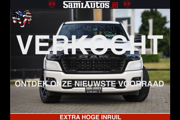 Dodge Ram Limited Night High Output 540HP 706Nm | Massage + Full Option | De Meest Luxe en Volle Pick-Up in zijn Klasse | Comfortabele Dubbele Cabine met Royale 5 Zitplaatsen | BPM vrij | Nu Leverbaar uit Voorraad | Voorraad Nr 2352 - 7649