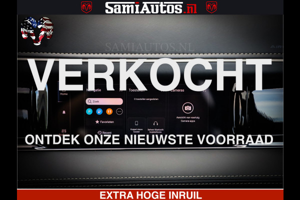 Dodge Ram Limited Night High Output 540HP 706Nm | Massage + Full Option | De Meest Luxe en Volle Pick-Up in zijn Klasse | Comfortabele Dubbele Cabine met Royale 5 Zitplaatsen | BPM vrij | Nu Leverbaar uit Voorraad | Voorraad Nr 2352 - 7649