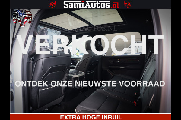 Dodge Ram Limited Night High Output 540HP 706Nm | Massage + Full Option | De Meest Luxe en Volle Pick-Up in zijn Klasse | Comfortabele Dubbele Cabine met Royale 5 Zitplaatsen | BPM vrij | Nu Leverbaar uit Voorraad | Voorraad Nr 2352 - 7649
