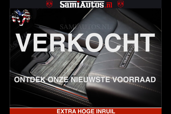 Dodge Ram Limited Night High Output 540HP 706Nm | Massage + Full Option | De Meest Luxe en Volle Pick-Up in zijn Klasse | Comfortabele Dubbele Cabine met Royale 5 Zitplaatsen | BPM vrij | Nu Leverbaar uit Voorraad | Voorraad Nr 2352 - 7649