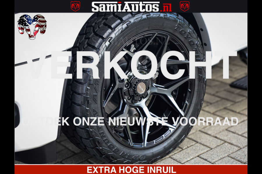 Dodge Ram Limited Night High Output 540HP 706Nm | Massage + Full Option | De Meest Luxe en Volle Pick-Up in zijn Klasse | Comfortabele Dubbele Cabine met Royale 5 Zitplaatsen | BPM vrij | Nu Leverbaar uit Voorraad | Voorraad Nr 2352 - 7649