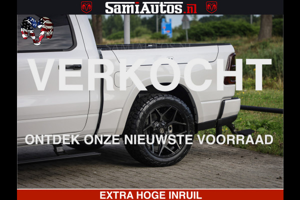 Dodge Ram Limited Night High Output 540HP 706Nm | Massage + Full Option | De Meest Luxe en Volle Pick-Up in zijn Klasse | Comfortabele Dubbele Cabine met Royale 5 Zitplaatsen | BPM vrij | Nu Leverbaar uit Voorraad | Voorraad Nr 2352 - 7649