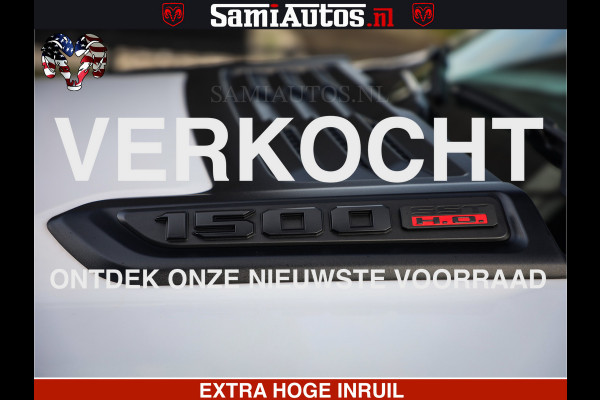 Dodge Ram Limited Night High Output 540HP 706Nm | Massage + Full Option | De Meest Luxe en Volle Pick-Up in zijn Klasse | Comfortabele Dubbele Cabine met Royale 5 Zitplaatsen | BPM vrij | Nu Leverbaar uit Voorraad | Voorraad Nr 2352 - 7649