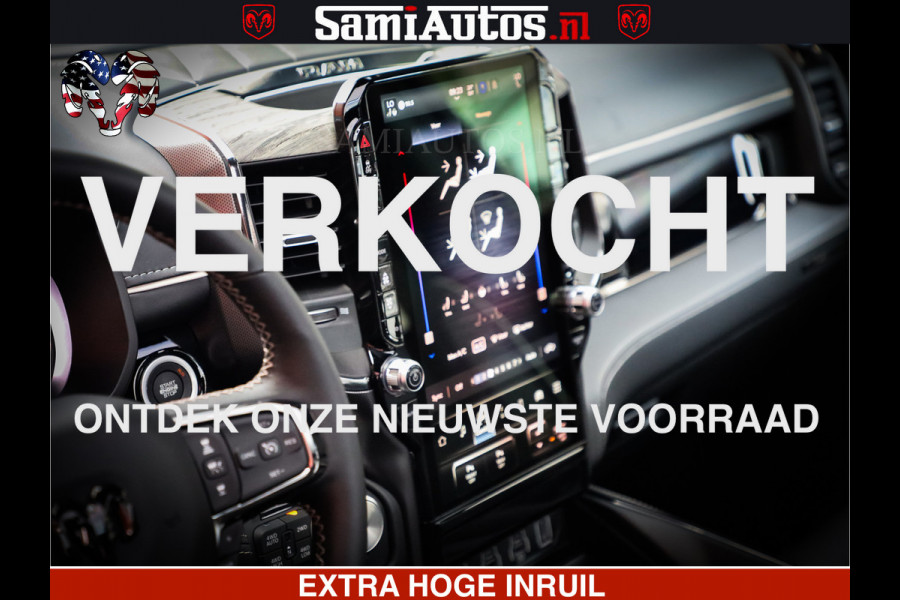 Dodge Ram Limited Night High Output 540HP 706Nm | Massage + Full Option | De Meest Luxe en Volle Pick-Up in zijn Klasse | Comfortabele Dubbele Cabine met Royale 5 Zitplaatsen | BPM vrij | Nu Leverbaar uit Voorraad | Voorraad Nr 2352 - 7649
