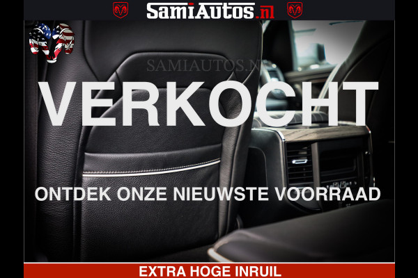 Dodge Ram Limited Night High Output 540HP 706Nm | Massage + Full Option | De Meest Luxe en Volle Pick-Up in zijn Klasse | Comfortabele Dubbele Cabine met Royale 5 Zitplaatsen | BPM vrij | Nu Leverbaar uit Voorraad | Voorraad Nr 2352 - 7649