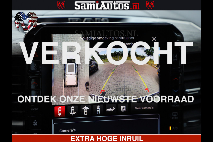Dodge Ram Limited Night High Output 540HP 706Nm | Massage + Full Option | De Meest Luxe en Volle Pick-Up in zijn Klasse | Comfortabele Dubbele Cabine met Royale 5 Zitplaatsen | BPM vrij | Nu Leverbaar uit Voorraad | Voorraad Nr 2352 - 7649
