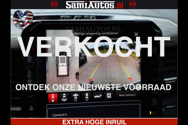 Dodge Ram Limited Night High Output 540HP 706Nm | Massage + Full Option | De Meest Luxe en Volle Pick-Up in zijn Klasse | Comfortabele Dubbele Cabine met Royale 5 Zitplaatsen | BPM vrij | Nu Leverbaar uit Voorraad | Voorraad Nr 2352 - 7649
