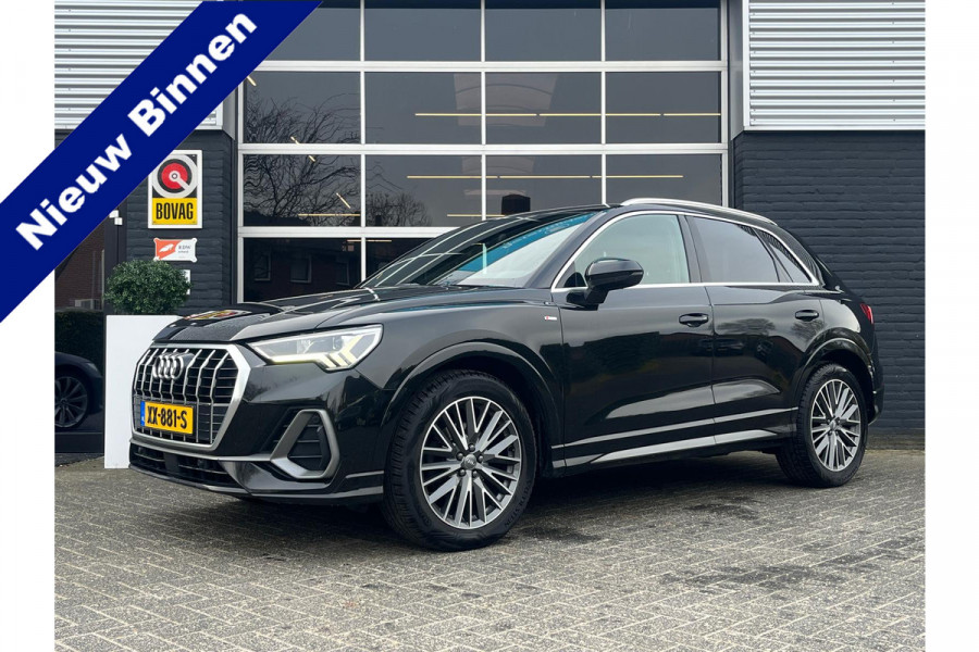 Audi Q3 35 TFSI 3x S Line Pro, Automaat, Pano, CarPlay, Camera, Cruise, Virtual Cockpit, 19"LM