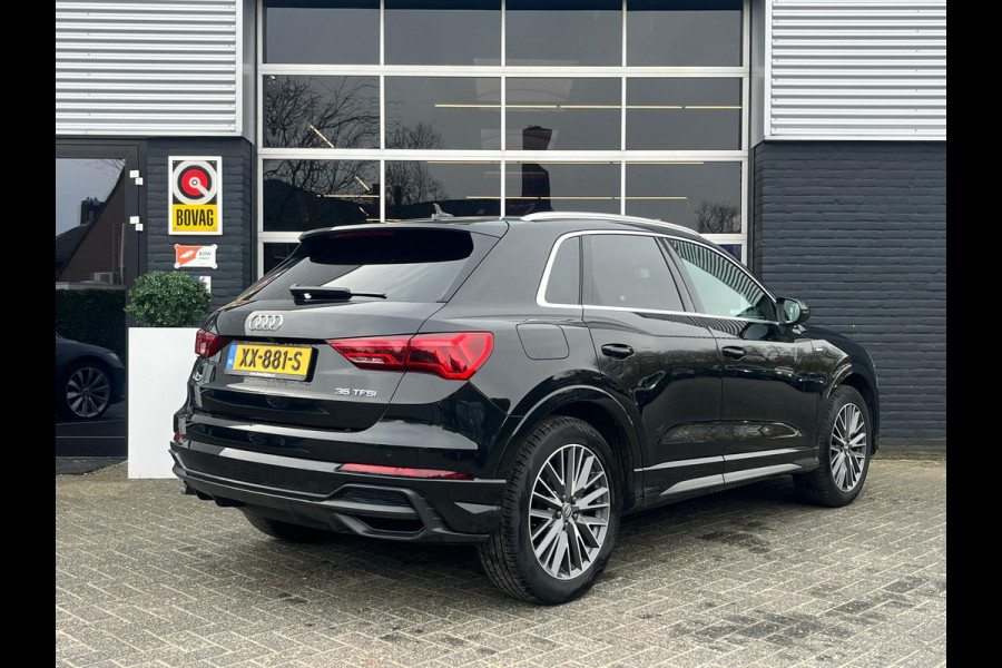 Audi Q3 35 TFSI 3x S Line Pro, Automaat, Pano, CarPlay, Camera, Cruise, Virtual Cockpit, 19"LM