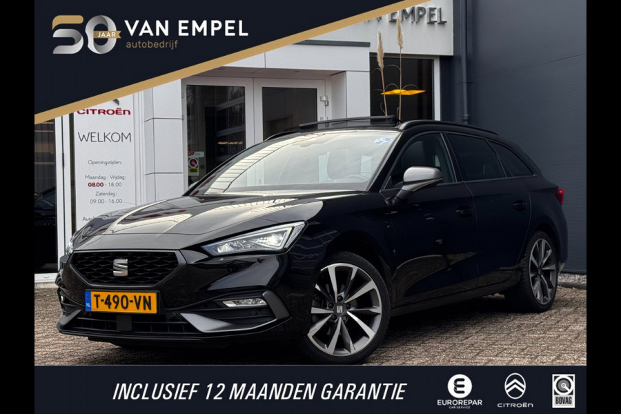 Seat Leon Sportstourer 1.5 eTSI FR Business Intense 150 PK | Schuif-Kantel Dak | NL-Auto | Camera | Beats Audio | Virtual Cockpit