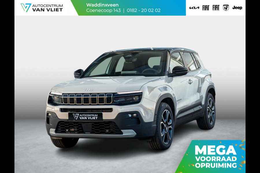 Jeep Avenger Summit 54 kWh | Uit voorraad leverbaar | Schuif/Kanteldak | Winter Pack | Infotainment&Convenience Pack | Warmtepomp