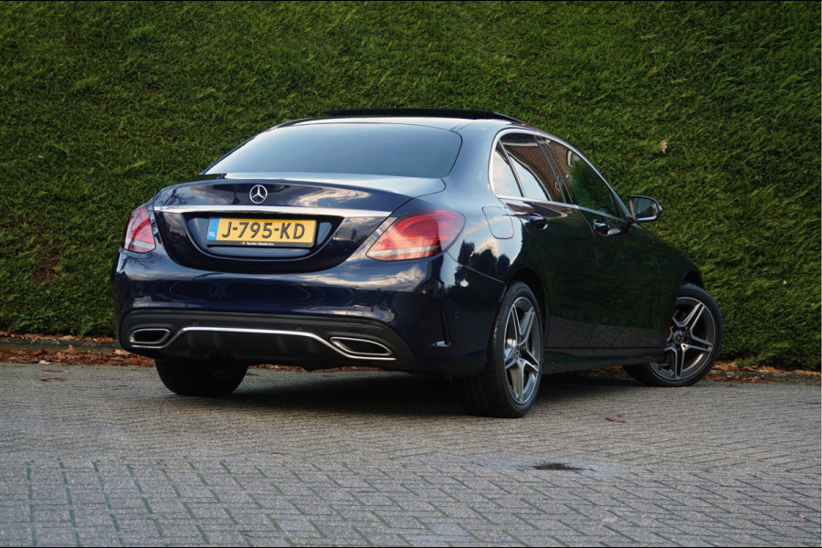 Mercedes-Benz C-Klasse C 180 AMG line | Sound Multibeam Panoramadak Bruin leder Artico
