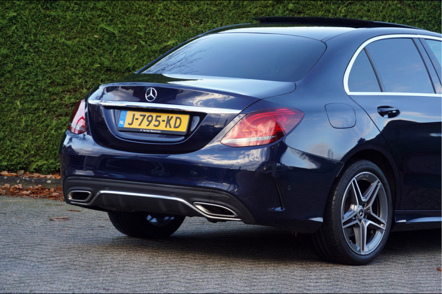 Mercedes-Benz C-Klasse C 180 AMG line | Sound Multibeam Panoramadak Bruin leder Artico
