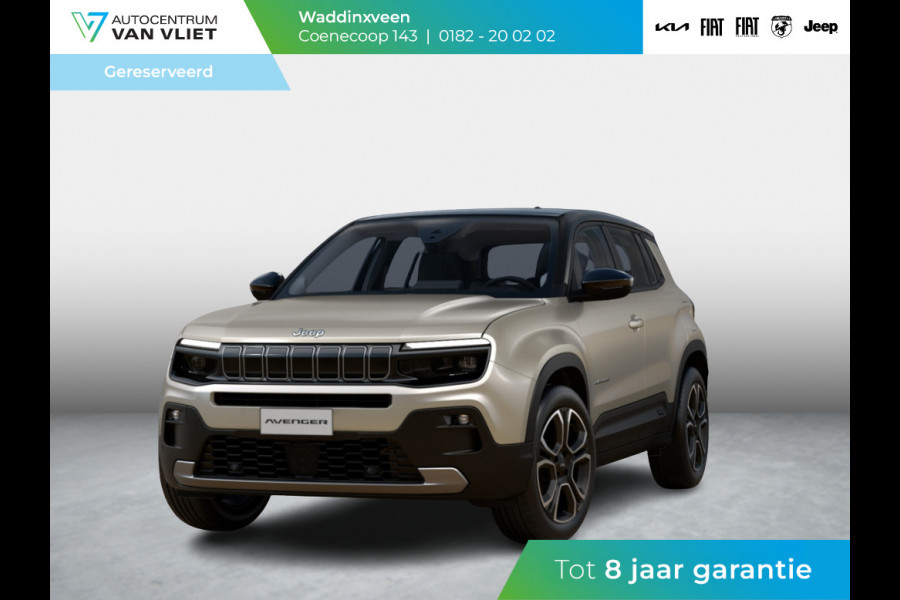 Jeep Avenger 1.2 e-Hybrid Summit | Uit voorraad leverbaar | Winter Pack | Schuif/Kanteldak | Infotaiment&Convenience Pack | Bicolore