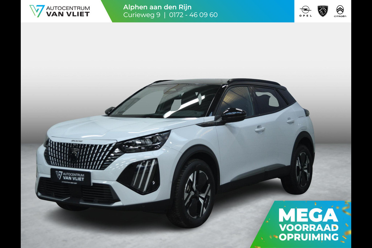 Peugeot 2008 1.2 Hybrid 145 GT | camera + sensoren V+A | tot 8 jaar garantie | adaptieve cruise control | stoelverwarming met massagefunctie