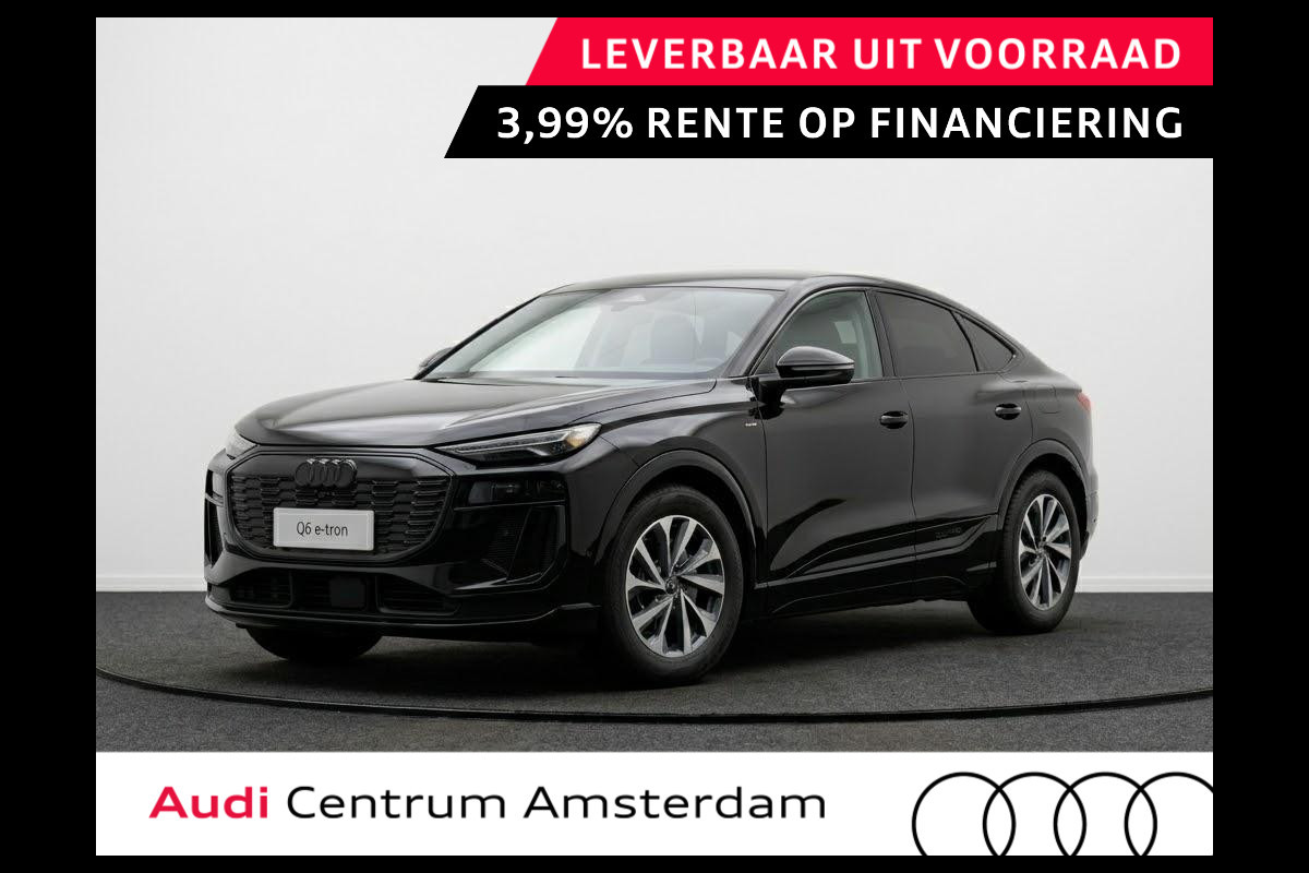 Audi Q6 Sportback e-tron Advanced edition 83Kwh 252 pk Sportback | Techniek pakket plus | Sportstoel voor leder | Optiek pakket zwart | Privacy glas |