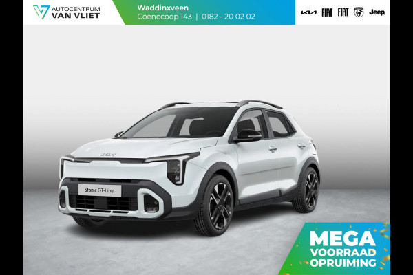 Kia Stonic 1.0 T-GDi MHEV GT-Line | Uit voorraad leverbaar | Automaat | Schuif/kantel | Navigatie | Camera | Carplay | Climate | Cruise