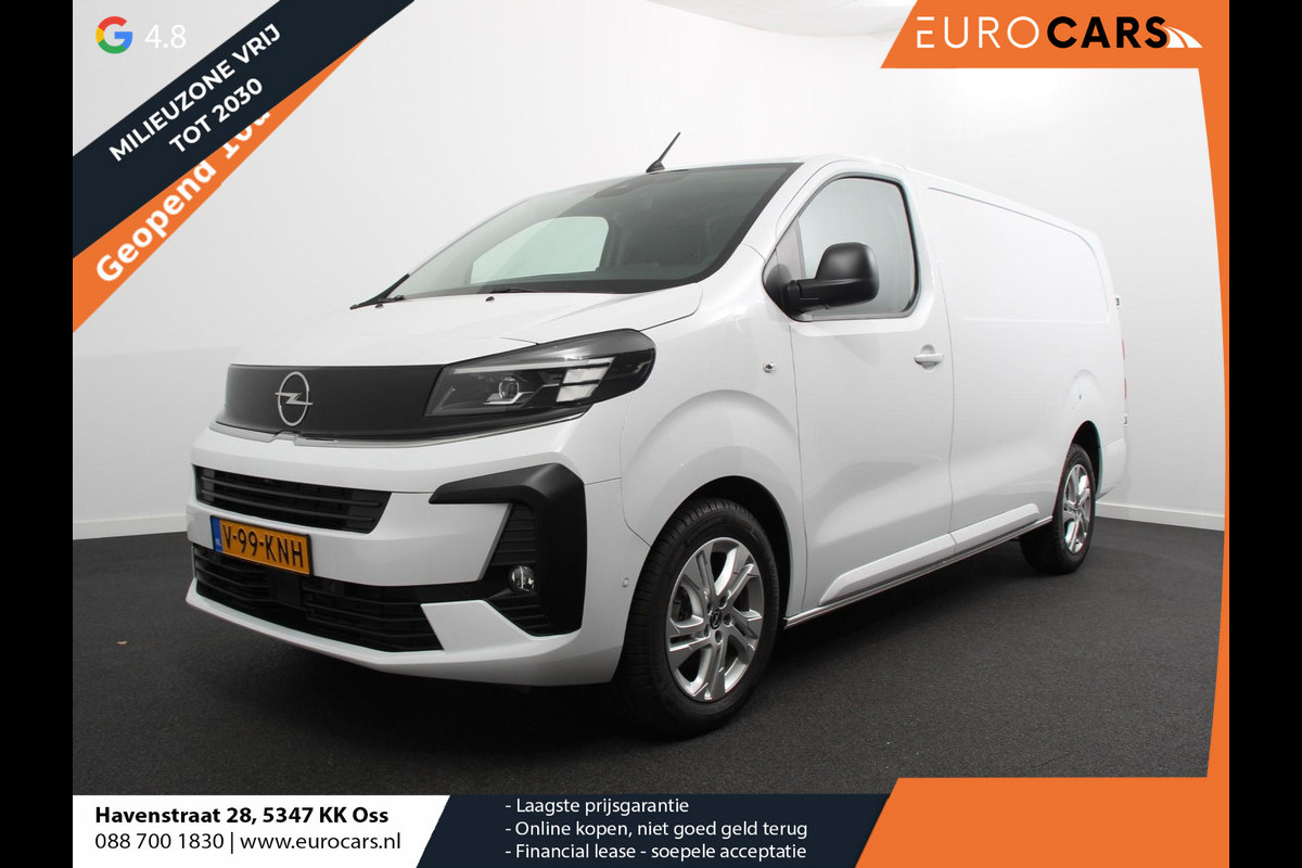 Opel Vivaro 2.0 BlueHDi 180 S&S L3 Automaat Apple Carplay /  Android Auto Parkeersensoren V+A Trekhaak Camera Navigatie Cruise Control LED koplampen houten afwerking laadruimte