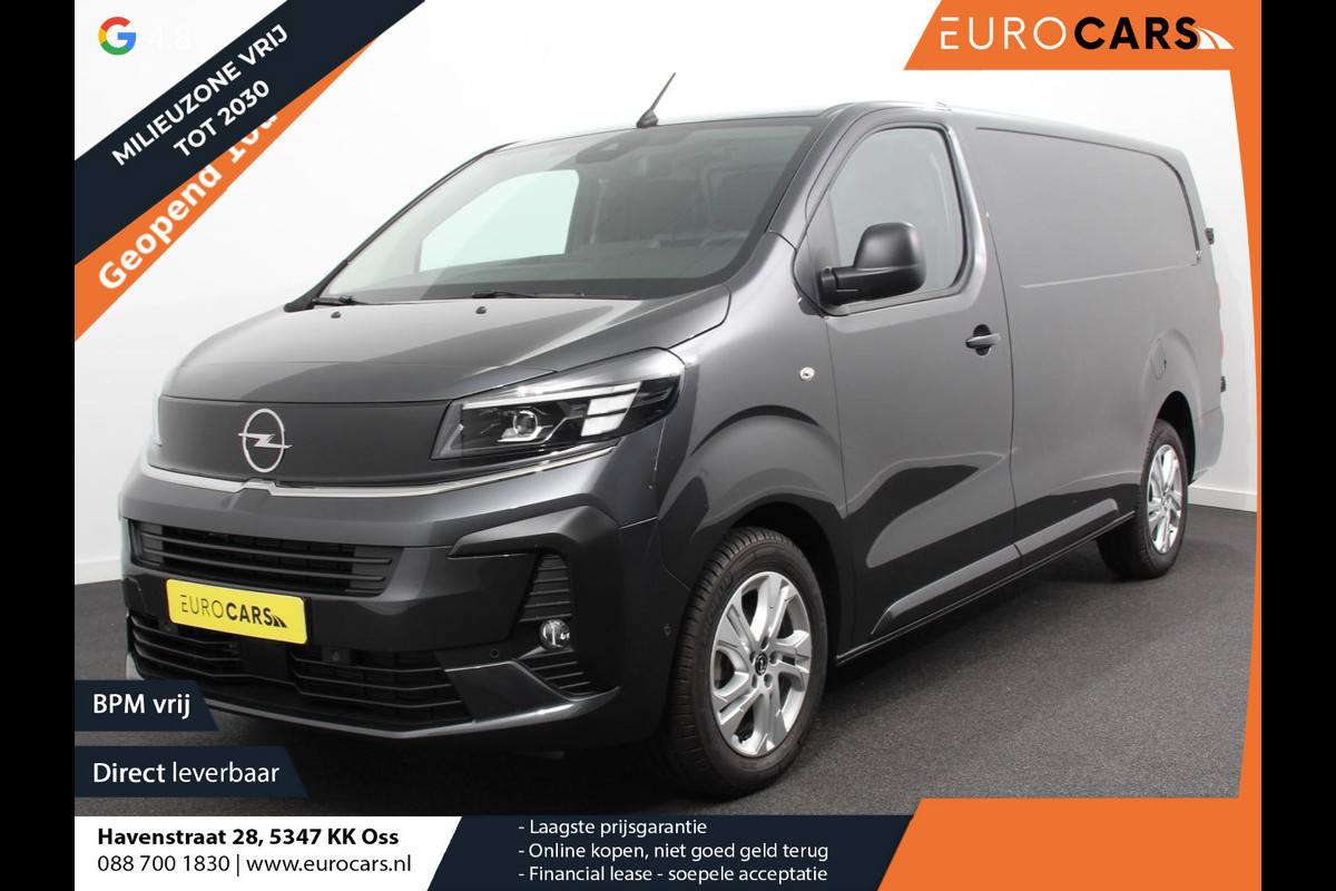 Opel Vivaro 2.0 BlueHDi 180 S&S L3 Automaat Apple Carplay /  Android Auto Parkeersensoren V+A Trekhaak Camera Navigatie Cruise Control LED koplampen houten afwerking laadruimte
