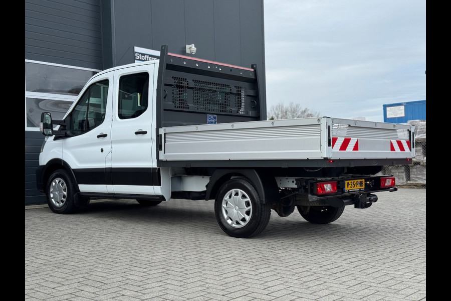 Ford Transit 350 2.0 TDCI L2H1 DC Trend 4WD | Open laadbak | Bluetooth | Kunstleder | 7-pers | Cruise| Radio | Airco | AWD 4x4