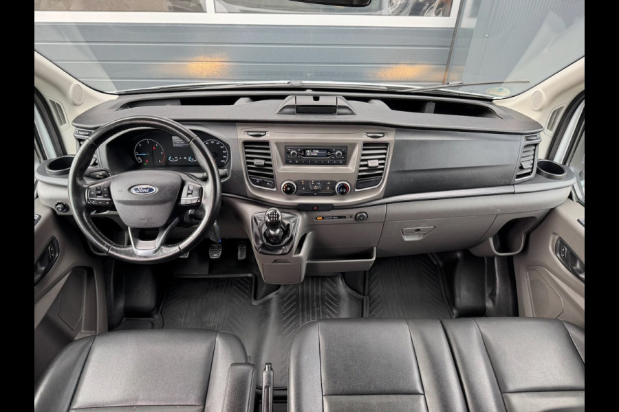 Ford Transit 350 2.0 TDCI L2H1 DC Trend 4WD | Open laadbak | Bluetooth | Kunstleder | 7-pers | Cruise| Radio | Airco | AWD 4x4