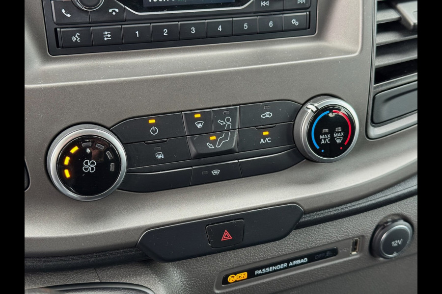 Ford Transit 350 2.0 TDCI L2H1 DC Trend 4WD | Open laadbak | Bluetooth | Kunstleder | 7-pers | Cruise| Radio | Airco | AWD 4x4