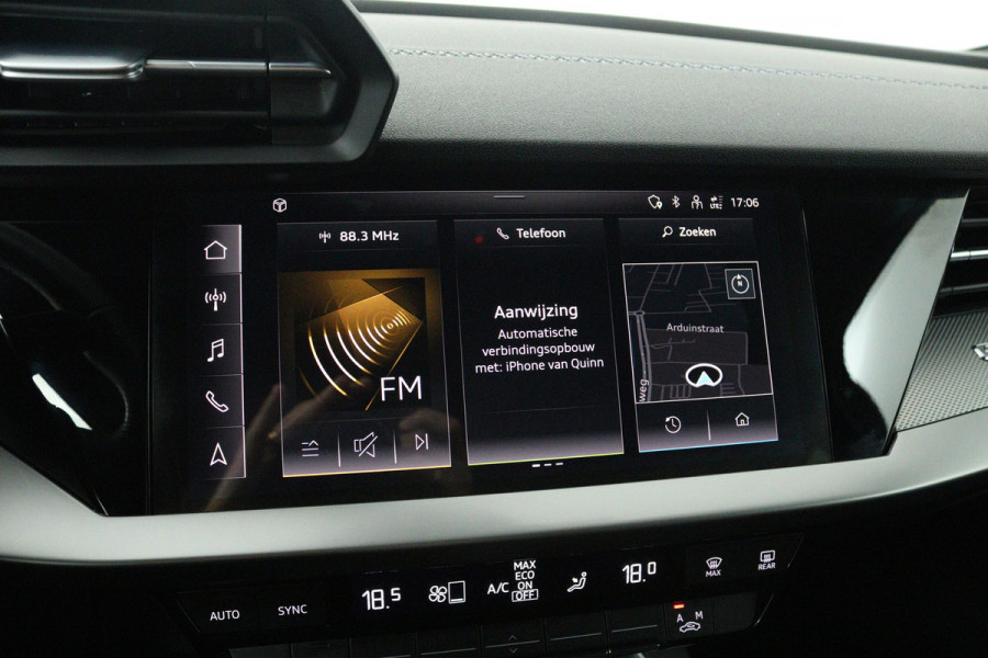 Audi A3 Sportback 30 TFSI S edition (DIGITALE COCKPIT, CRUISE CONTROL ADAPTIEF, NAVIGATIE, PARKEERSENSOREN)