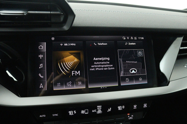 Audi A3 Sportback 30 TFSI S edition (DIGITALE COCKPIT, CRUISE CONTROL ADAPTIEF, NAVIGATIE, PARKEERSENSOREN)