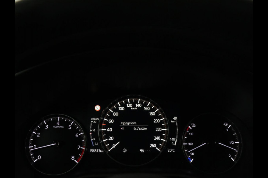 Mazda 3 2.0 e-SkyActiv-X M Hybrid 180 Luxury | Leder | Head-Up | Stoelverwarming | Trekhaak | Bose Sound | Camera | Carplay | Memory | Adaptive cruise | Navigatie | Full LED | Stuurverwarming | Keyless