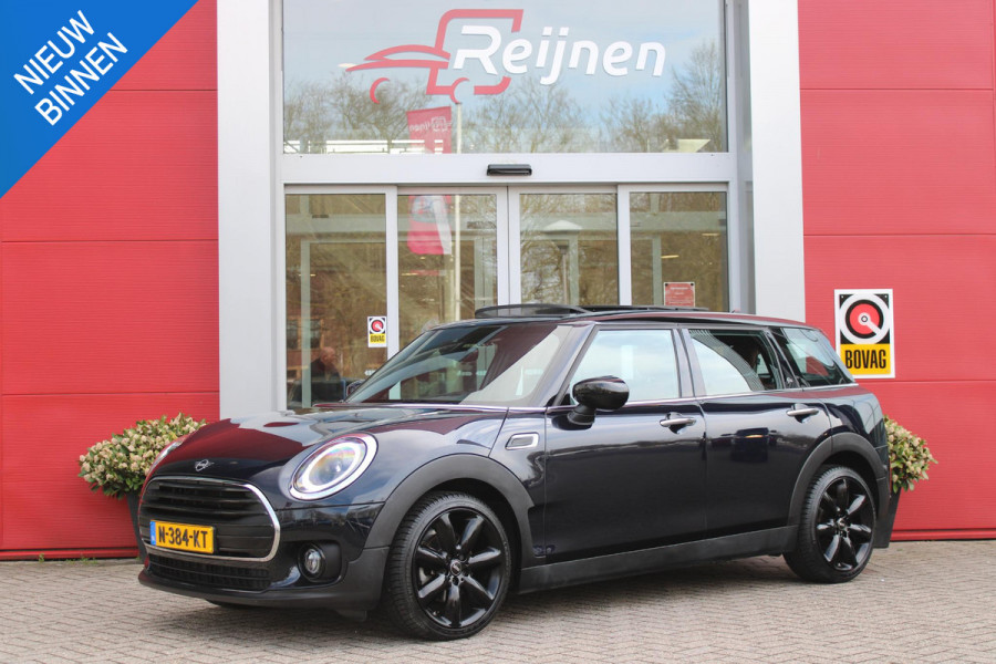 MINI Clubman 1.5 136PK AUTOMAAT COOPER RICHMOND PARK EDITION | PANORAMISCH SCHUIF/KANTEL DAK | FULL LEDEREN BEKLEDING "CHESTER MALT BROWN" | ACHTERUITRIJ CAMERA | PARKEERSENSOREN ACHTER | FULL LED KOPLAMPEN | DRAADLOZE APPLE CARPLAY/ANDROID AUTO | NAVIGATIE | STOEL/STUUR VERWARMING | 18" LICHTMETALEN VELGEN "BLACK STAR SPOKE" | "UNION JACK" ACHTERLICHTEN | COMFORT ACCESS TOEGANG |
