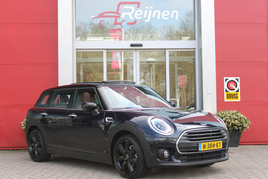 MINI Clubman 1.5 136PK AUTOMAAT COOPER RICHMOND PARK EDITION | PANORAMISCH SCHUIF/KANTEL DAK | FULL LEDEREN BEKLEDING "CHESTER MALT BROWN" | ACHTERUITRIJ CAMERA | PARKEERSENSOREN ACHTER | FULL LED KOPLAMPEN | DRAADLOZE APPLE CARPLAY/ANDROID AUTO | NAVIGATIE | STOEL/STUUR VERWARMING | 18" LICHTMETALEN VELGEN "BLACK STAR SPOKE" | "UNION JACK" ACHTERLICHTEN | COMFORT ACCESS TOEGANG |