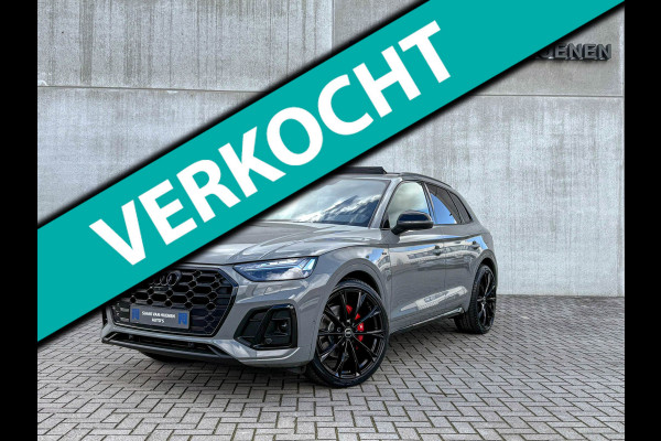 Audi Q5 55TFSI e 367PK Quattro Competition S Edition S-Line 1é Eig!|Pano|Luchtvering|S5-stoelen|HD Matrix|Carbon|Trekhaak|Ambiance