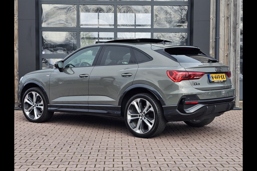 Audi Q3 Sportback 35 TFSI Pro Line S | 3x S-line | Matrix LED | Pano | Black optiek | B&O + Sonos 3D | Elek. stoel (sport) | Elek. achterklep | Vol |